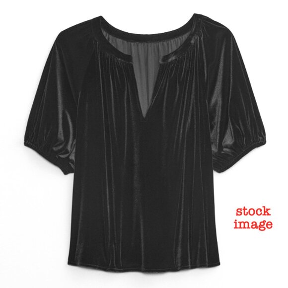 Gap Velvet V-Neck ZEN Top - Picture 5 of 9